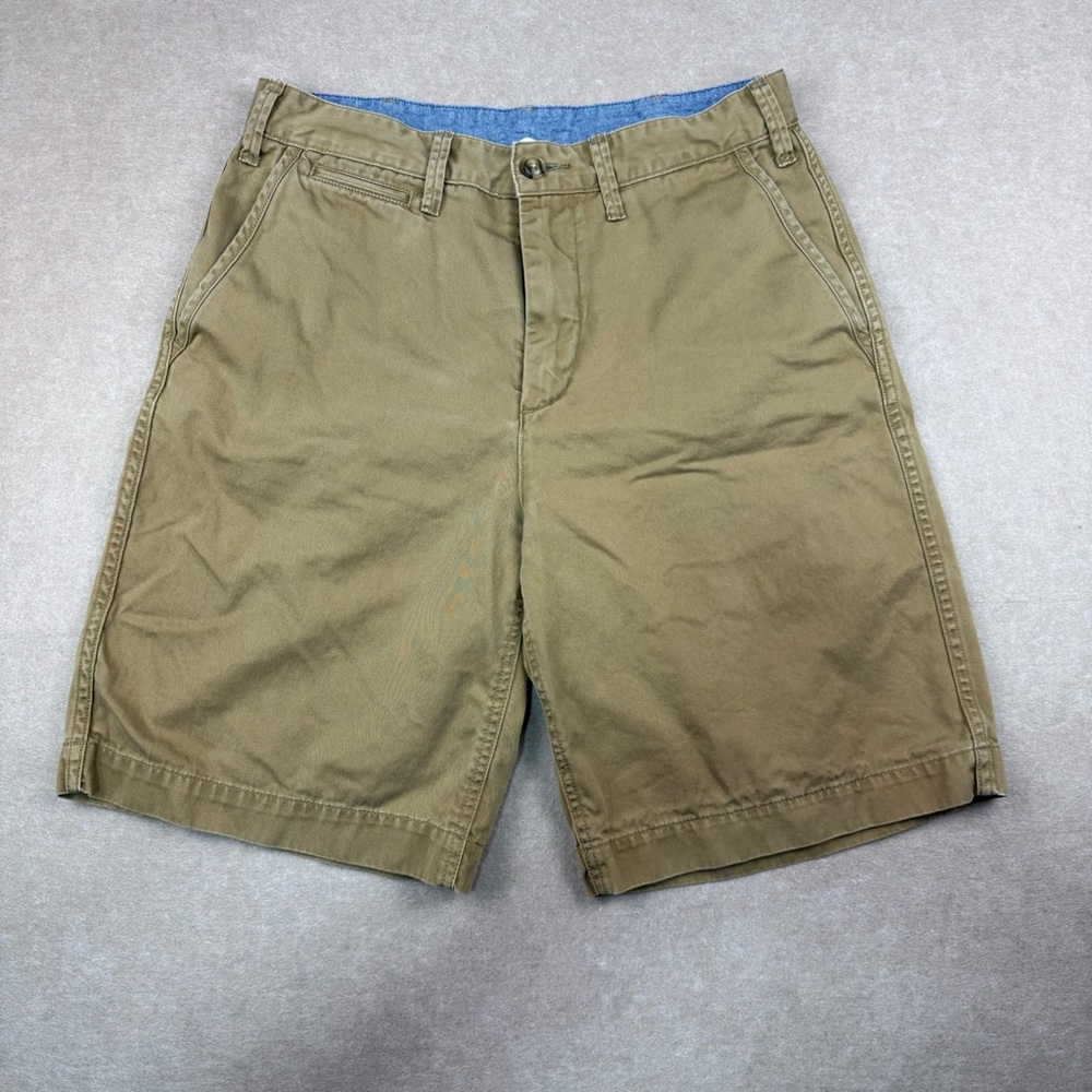 Polo Ralph Lauren Men’s Khaki Chino Shorts Size 36 Relaxed‎ Fit Casual Tan